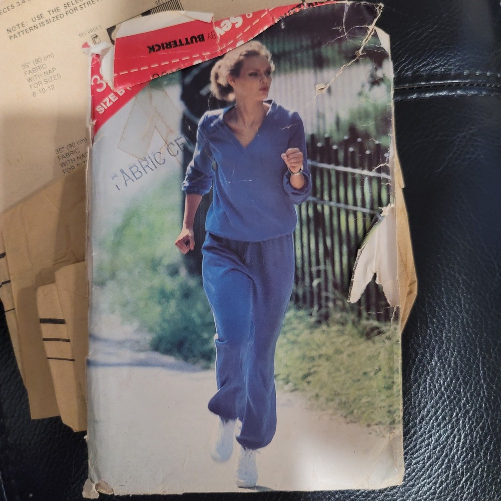 Vintage Butterick See & Sew 3018 Misses Top Pants Pattern Uncut Size 12-16